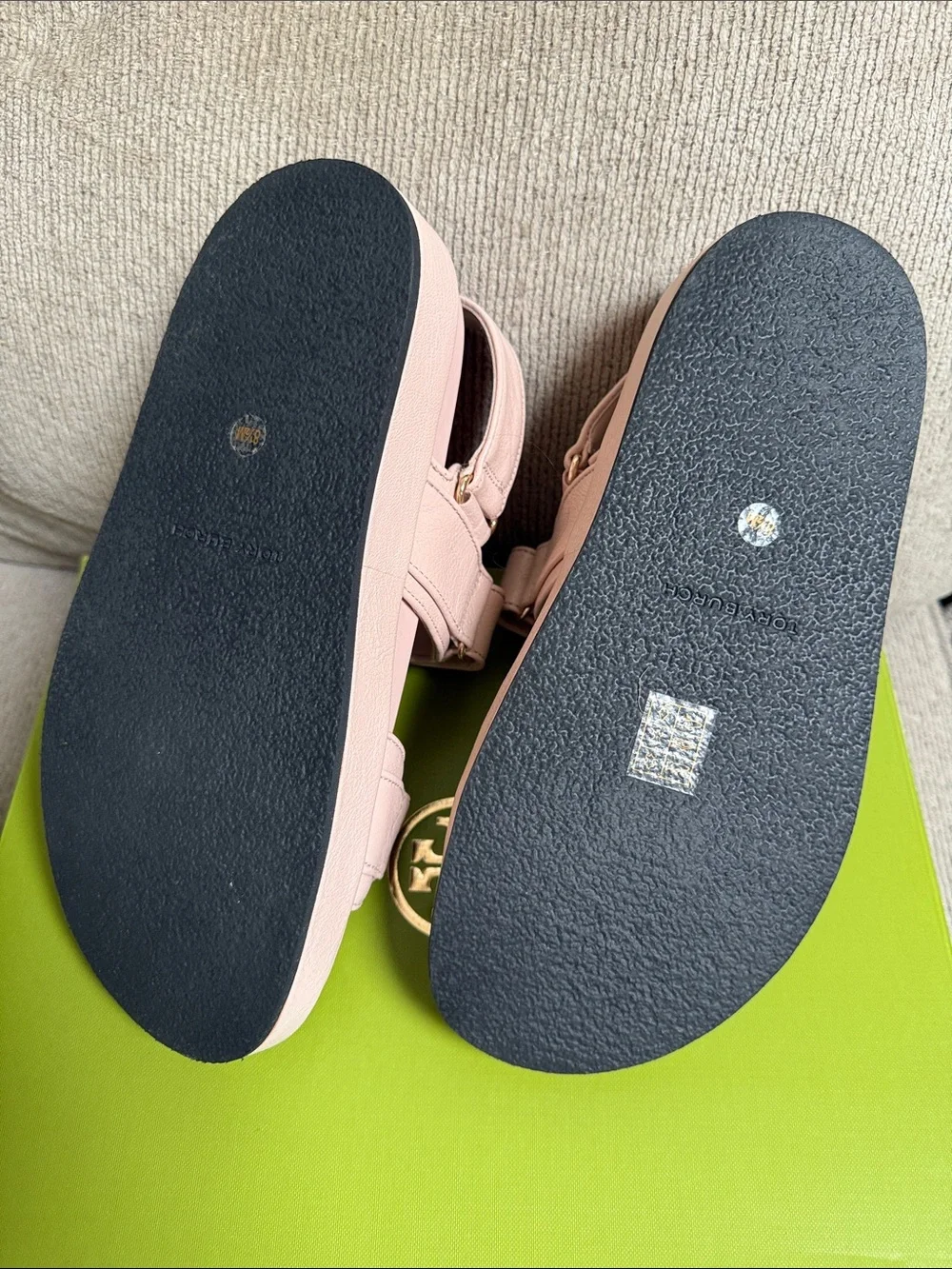 Tory Burch Blush Pink Kira Sport Sandals
